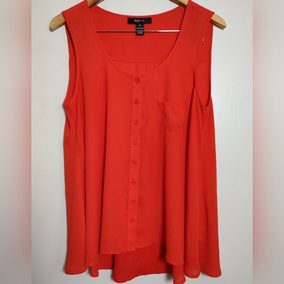 Style & CO Flowy Sleeveless Blouse Set - Picture 6 of 8